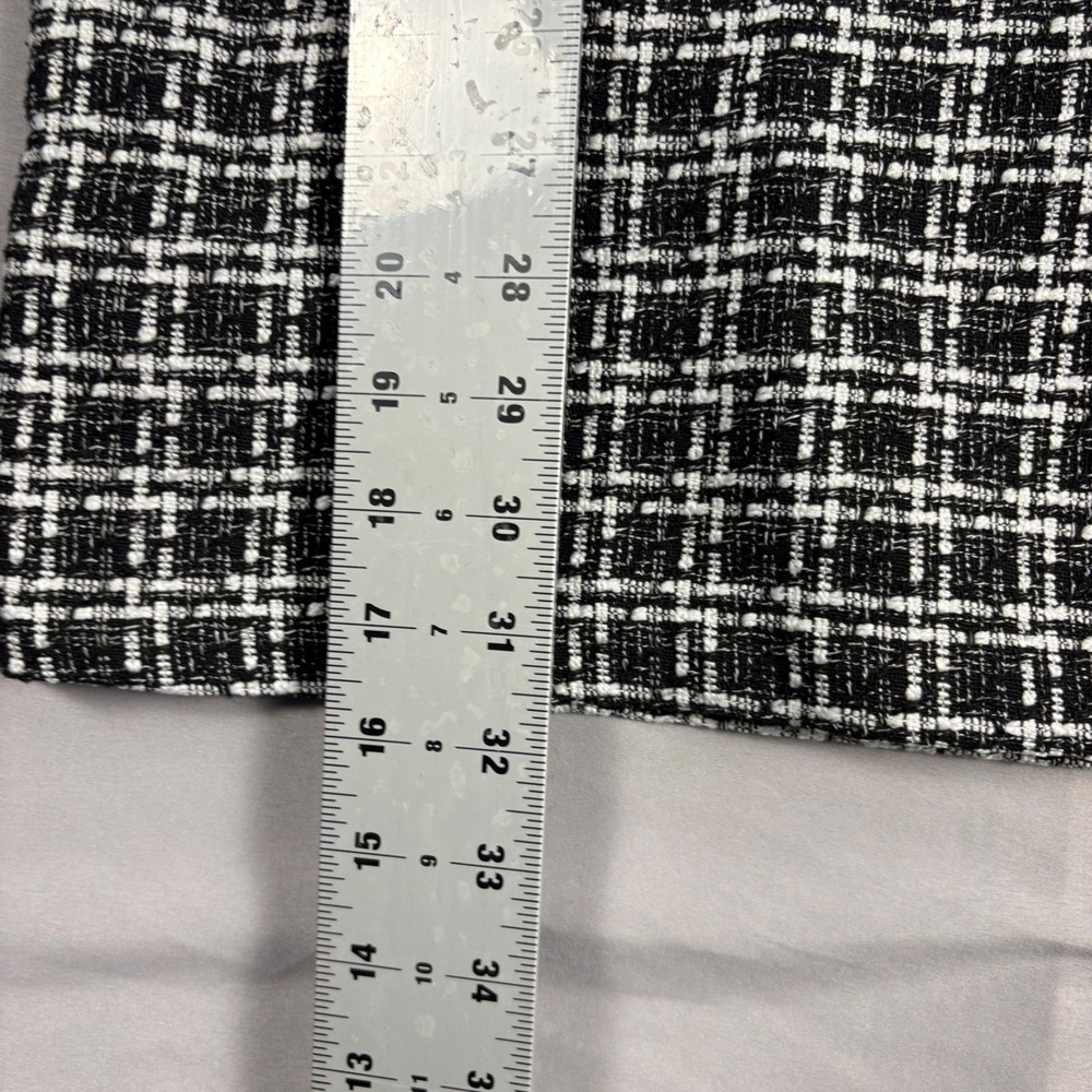 Loft Size 6 Mini Shift Dress Faux Button 90s Y2K Plaid Sleeveless - Picture 7 of 12